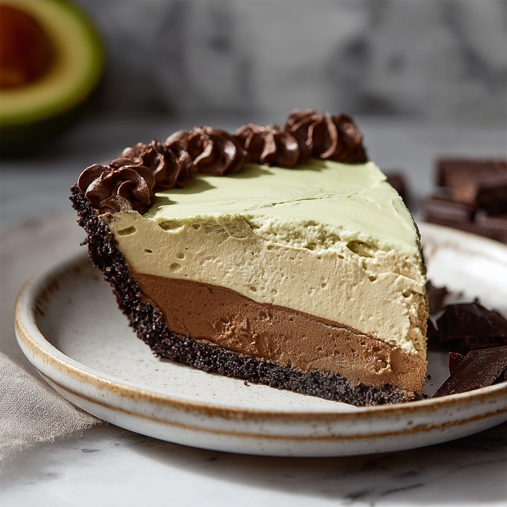 Chocolate Avocado Pie Recipe