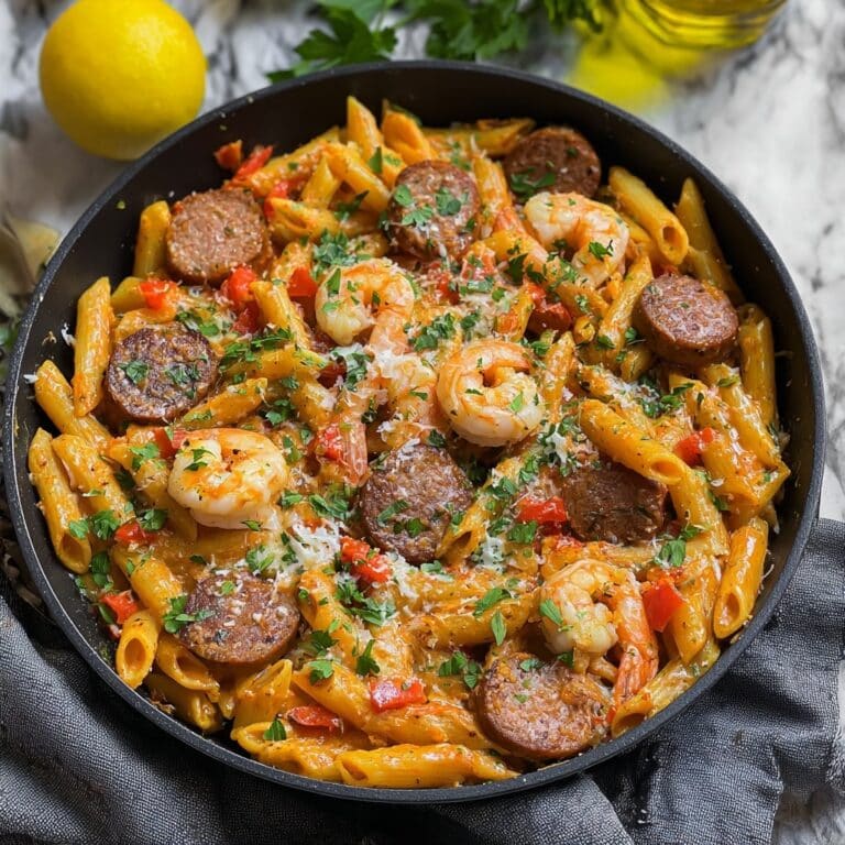 Cajun Shrimp and Sausage Pasta Recipe