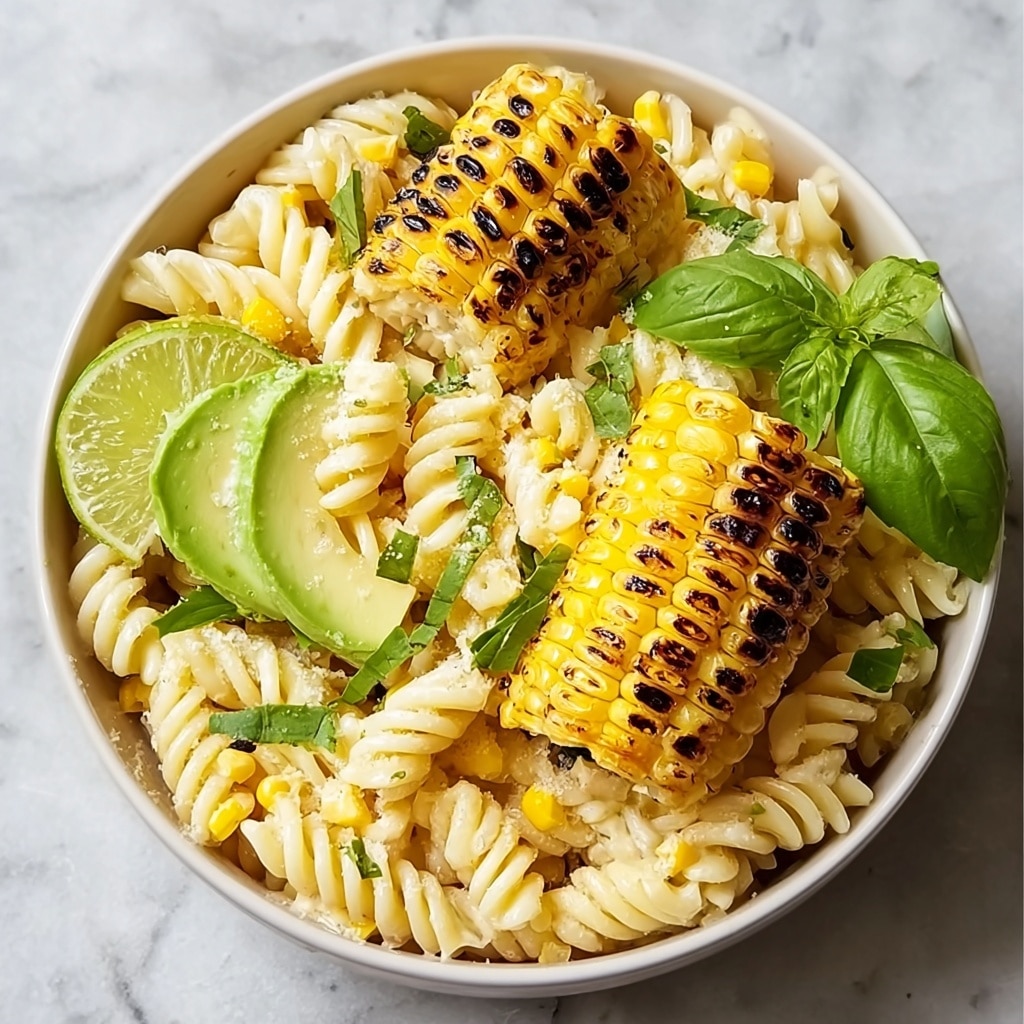 Creamy Street Corn Pasta Salad Recipe