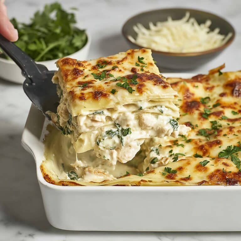 White Chicken Lasagna Recipe