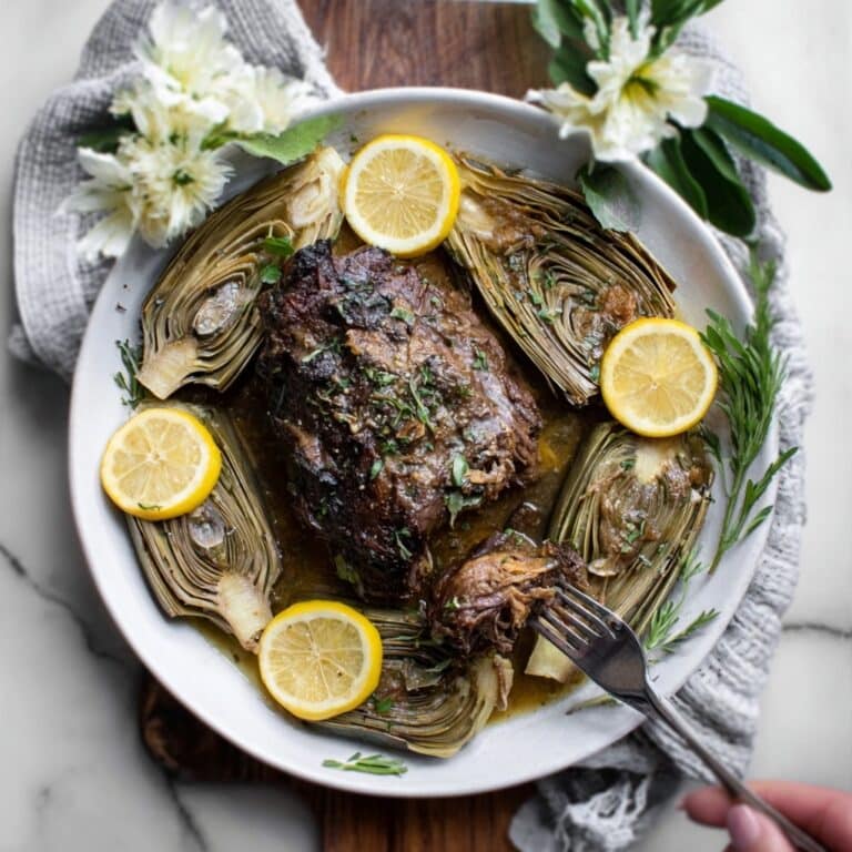 Mediterranean-Style Roasted Leg of Lamb Recipe