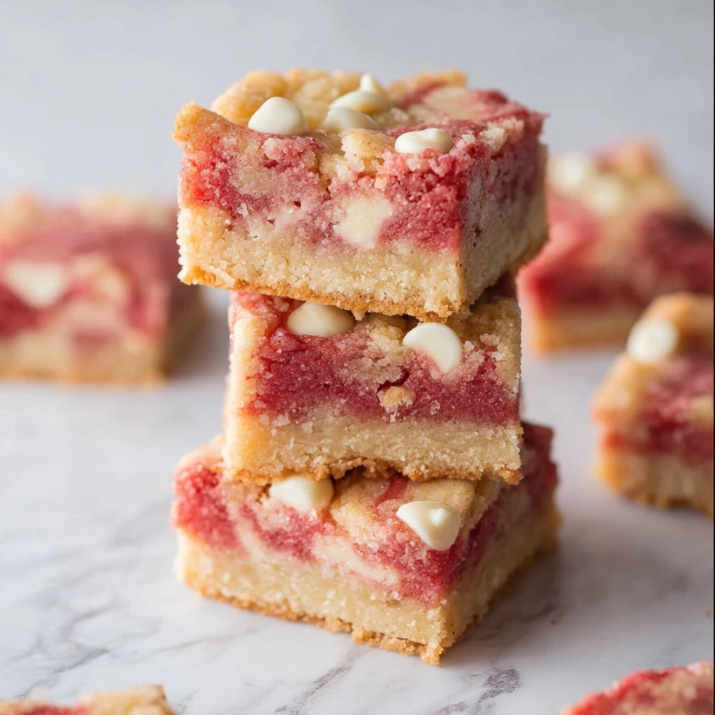 Gooey Strawberry Cake Mix Brownies Recipe