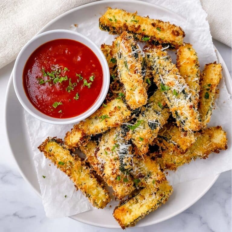 Air Fryer Parmesan Zucchini Fries Recipe