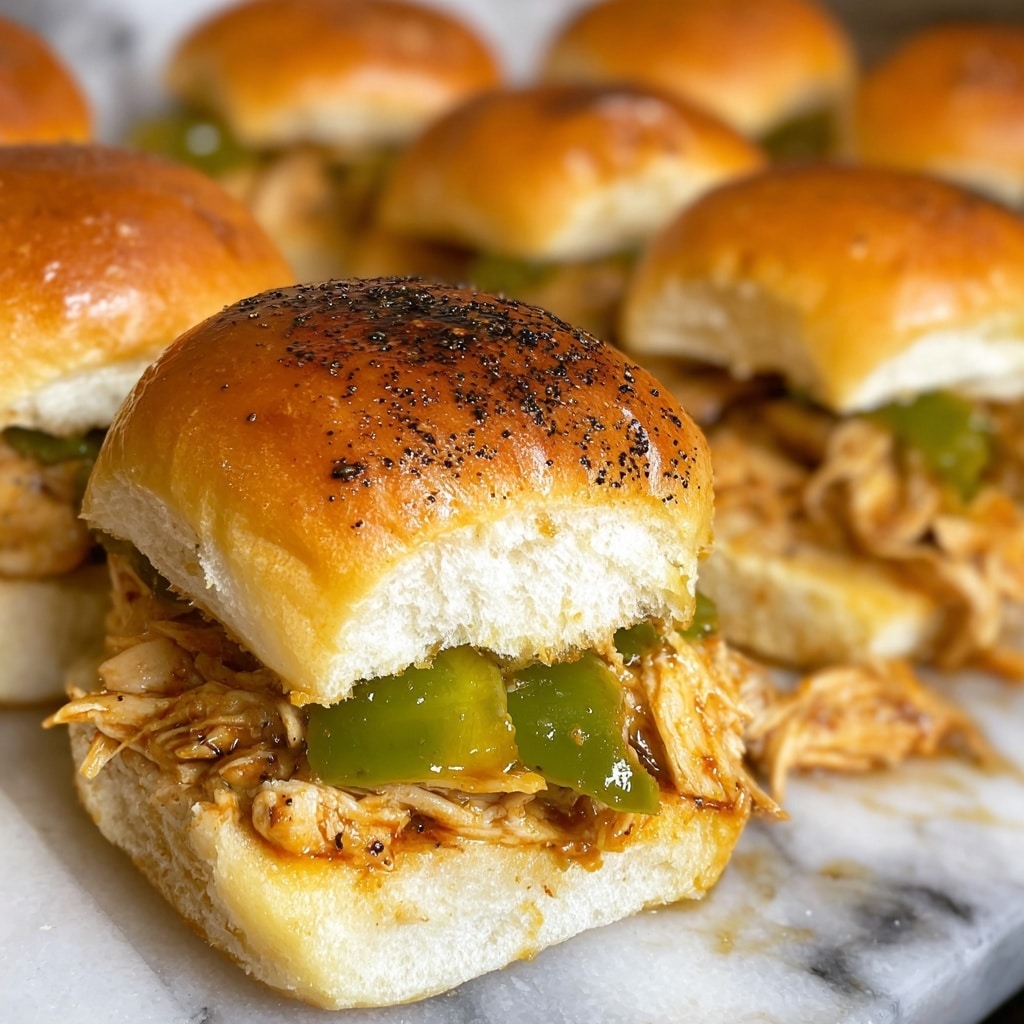 Chicken Philly Sliders Recipe - Recipe Image