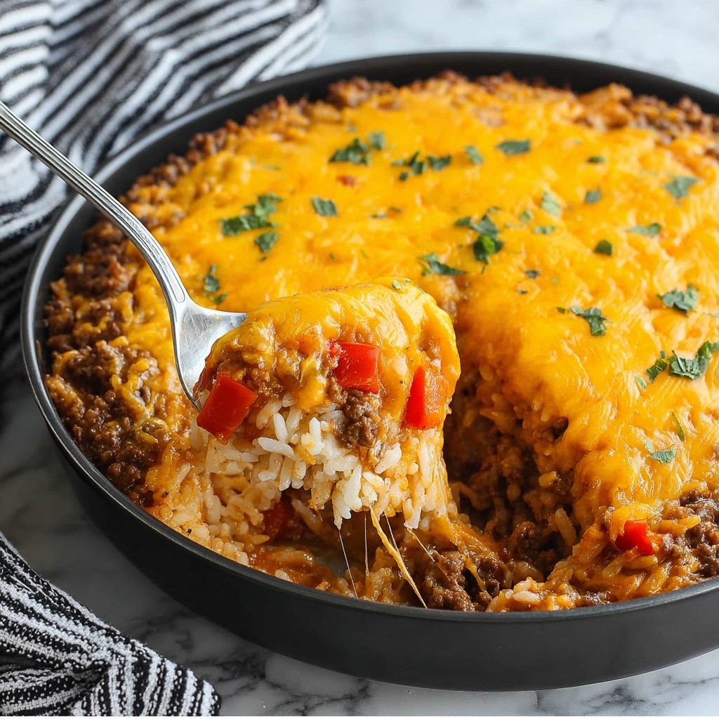 Cheesy Taco Rice Recipe