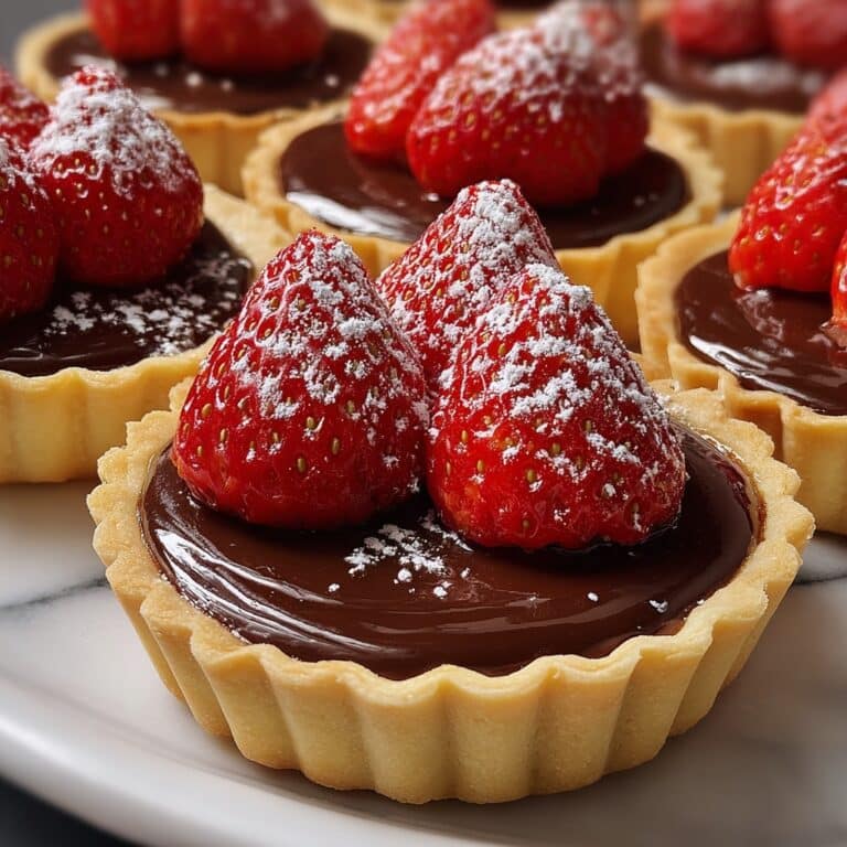 Chocolate Strawberry Tarts Recipe