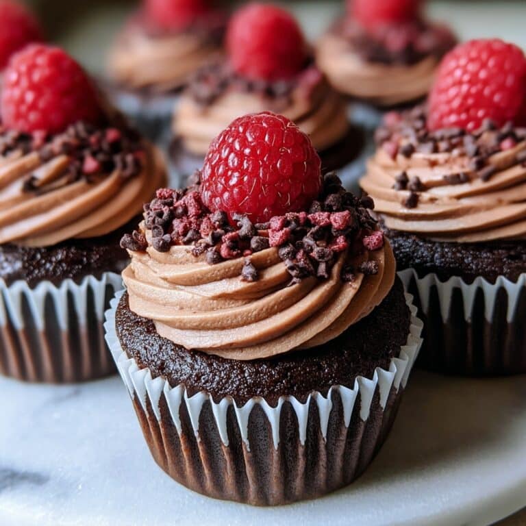 Decadent Raspberry Chocolate Lava Cupcakes Recipe