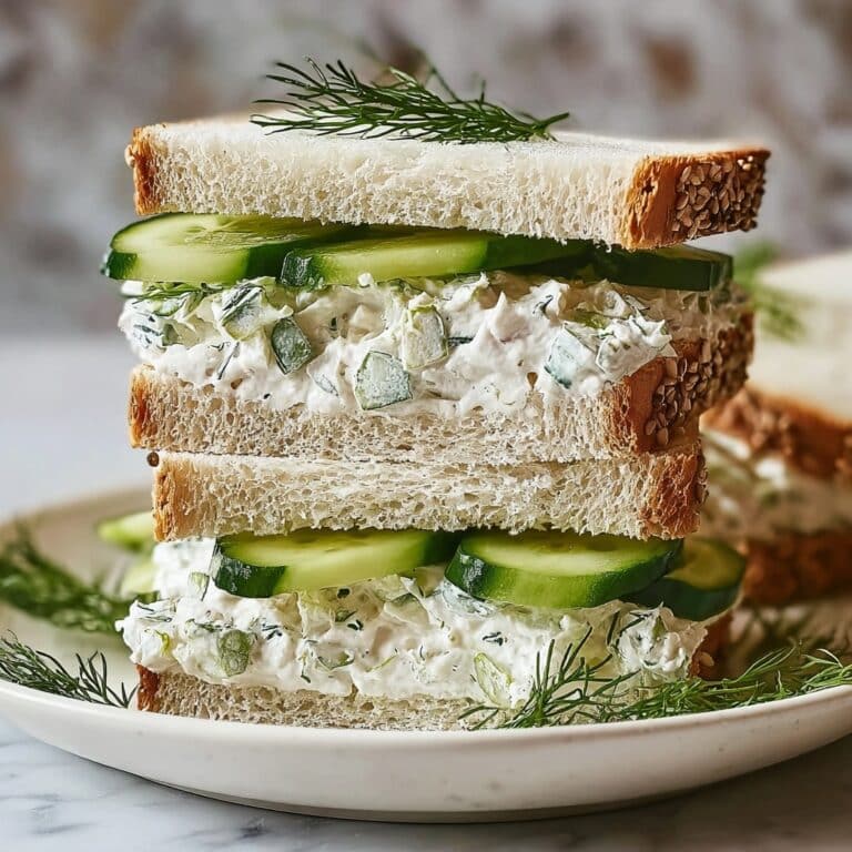 Cucumber Benedictine Tea Sandwiches Recipe