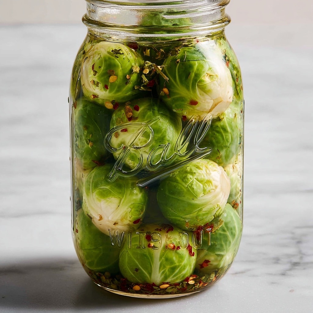 Pickled Brussels Sprouts (Frog Balls) Recipe - Recipe Image