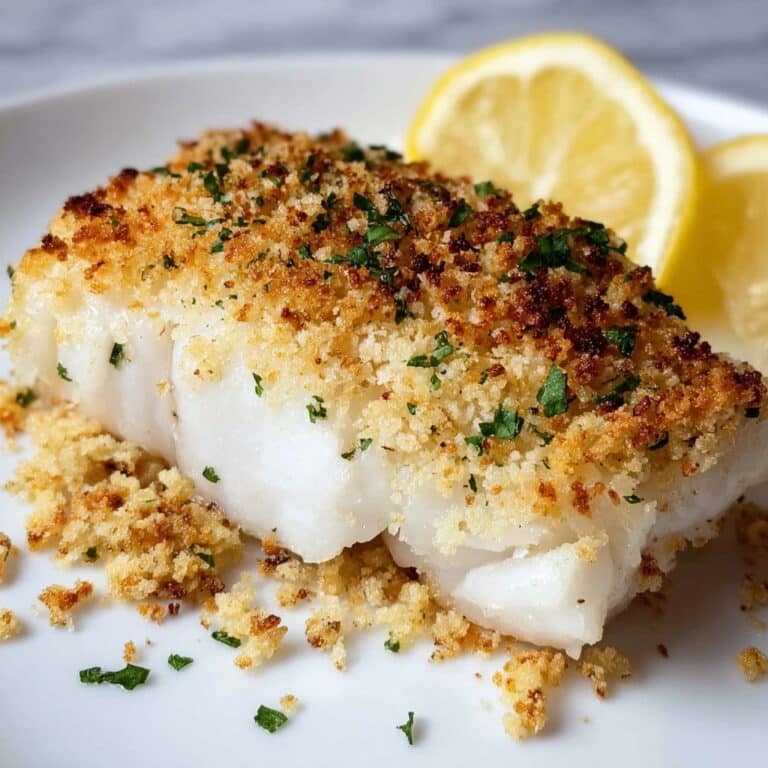 Panko Parmesan Baked Cod Recipe