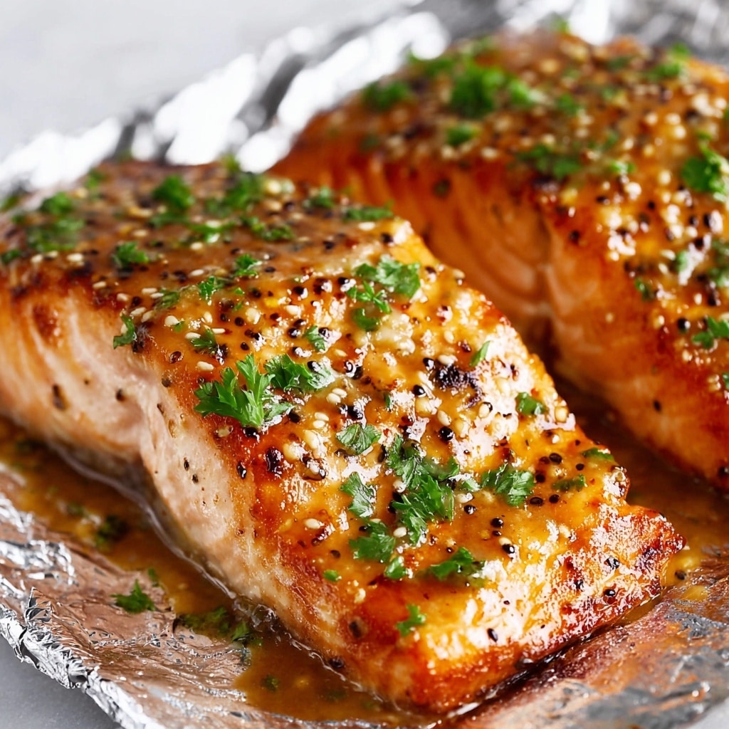 Honey Mustard Salmon In Foil Recipe