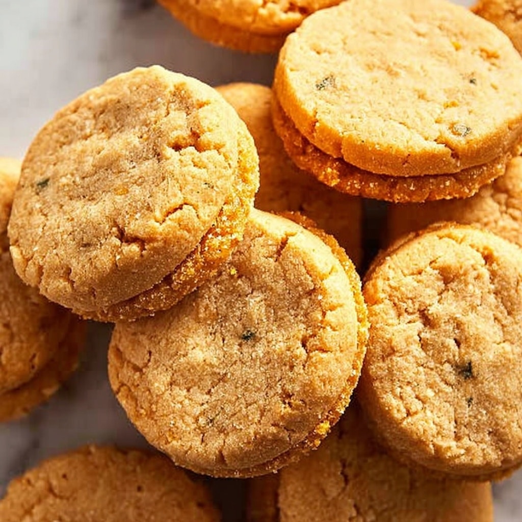 Savory Rosemary Parmesan Cookies Recipe - Recipe Image