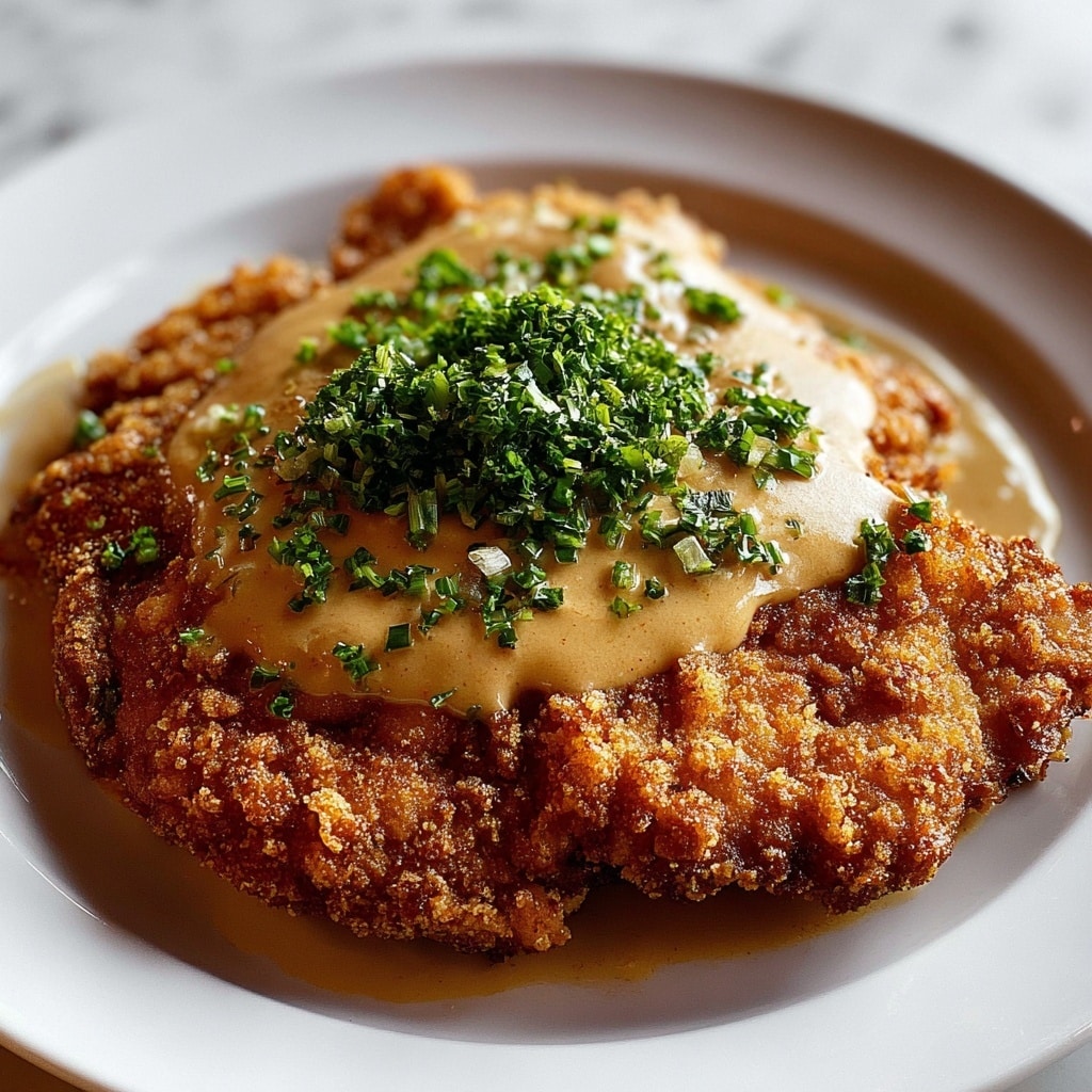 Crispy Chicken Fried Steak with Homemade Gravy Recipe