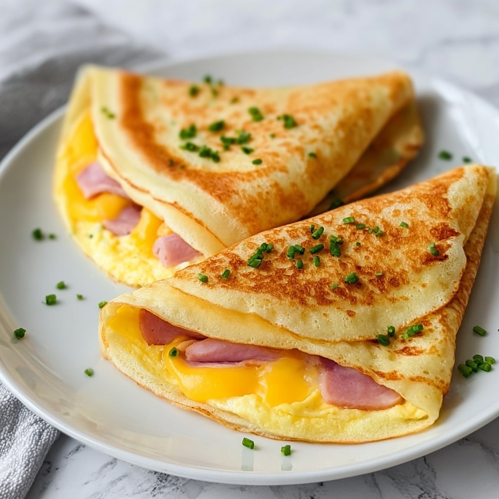 Scrumptious Ham & Cheese Crepes for Breakfast Bliss
