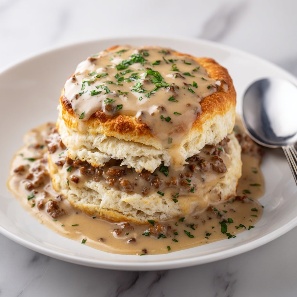 Biscuits and Chorizo Gravy: A Comforting Breakfast Twist Recipe