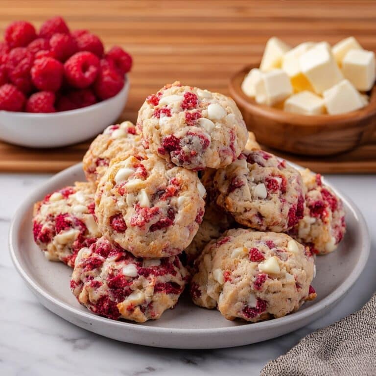 White Chocolate Raspberry Cookies Recipe