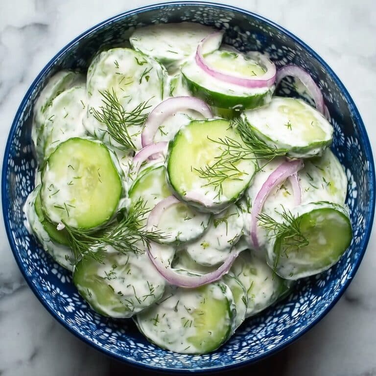 Cool and Creamy Tzatziki Cucumber Salad Recipe
