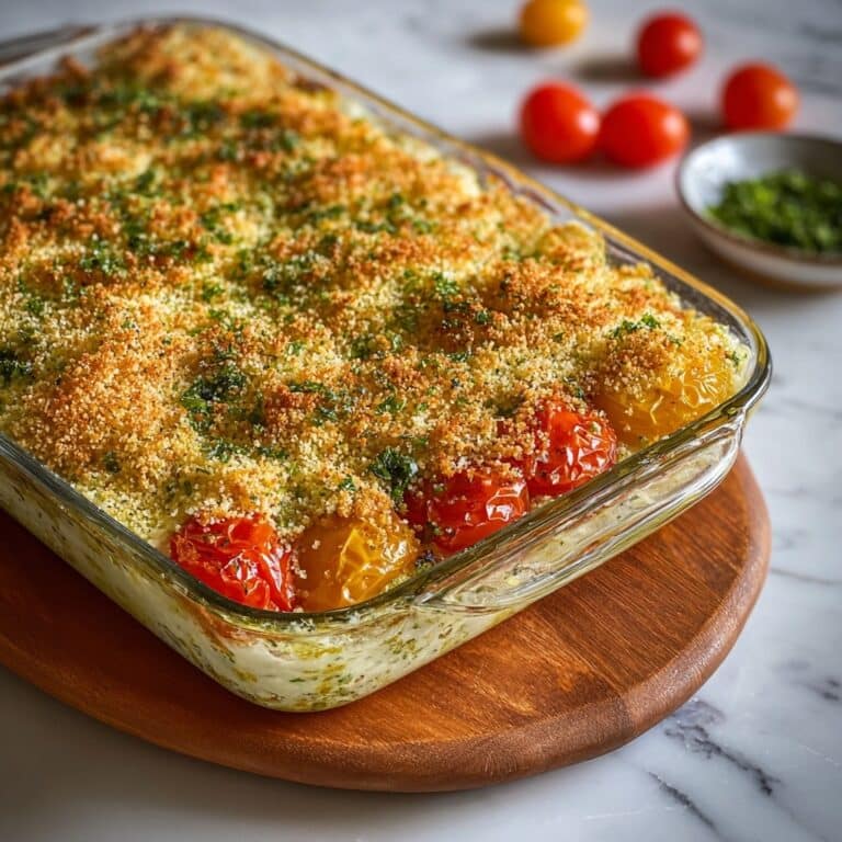 White Bean and Pesto Bake Recipe