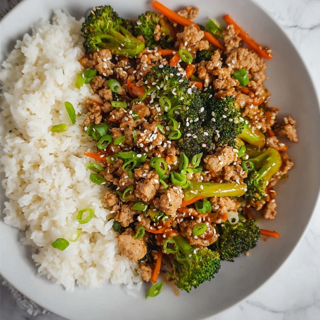 Ground Turkey Teriyaki Stir Fry Recipe - Recipe Image