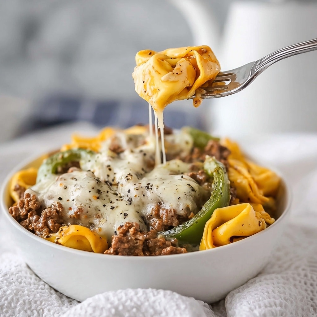 Cheesesteak Tortellini Recipe