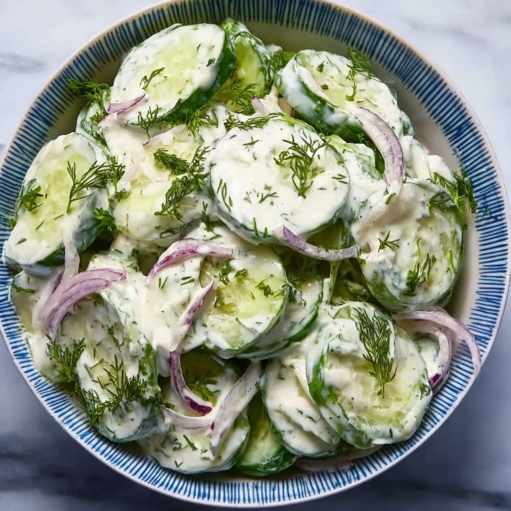Cool and Creamy Tzatziki Cucumber Salad for Your Cravings Recipe