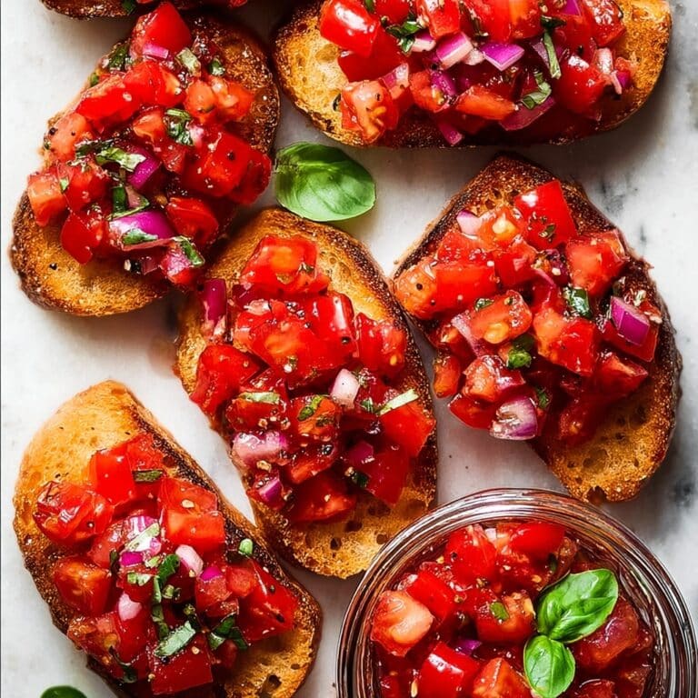 Creamy Tomato Bruschetta Recipe
