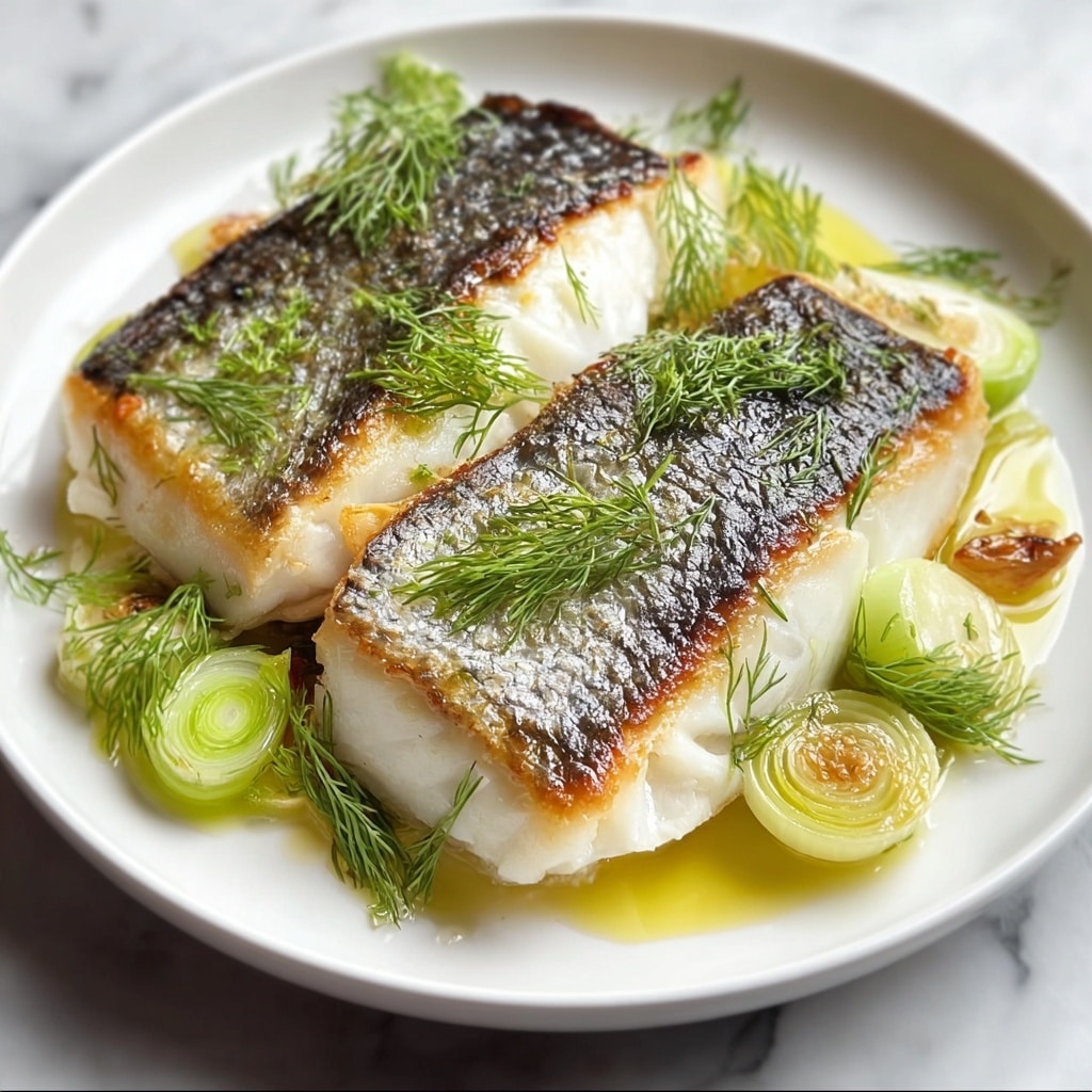 Fennel & Fat-Back Roasted Bass Recipe