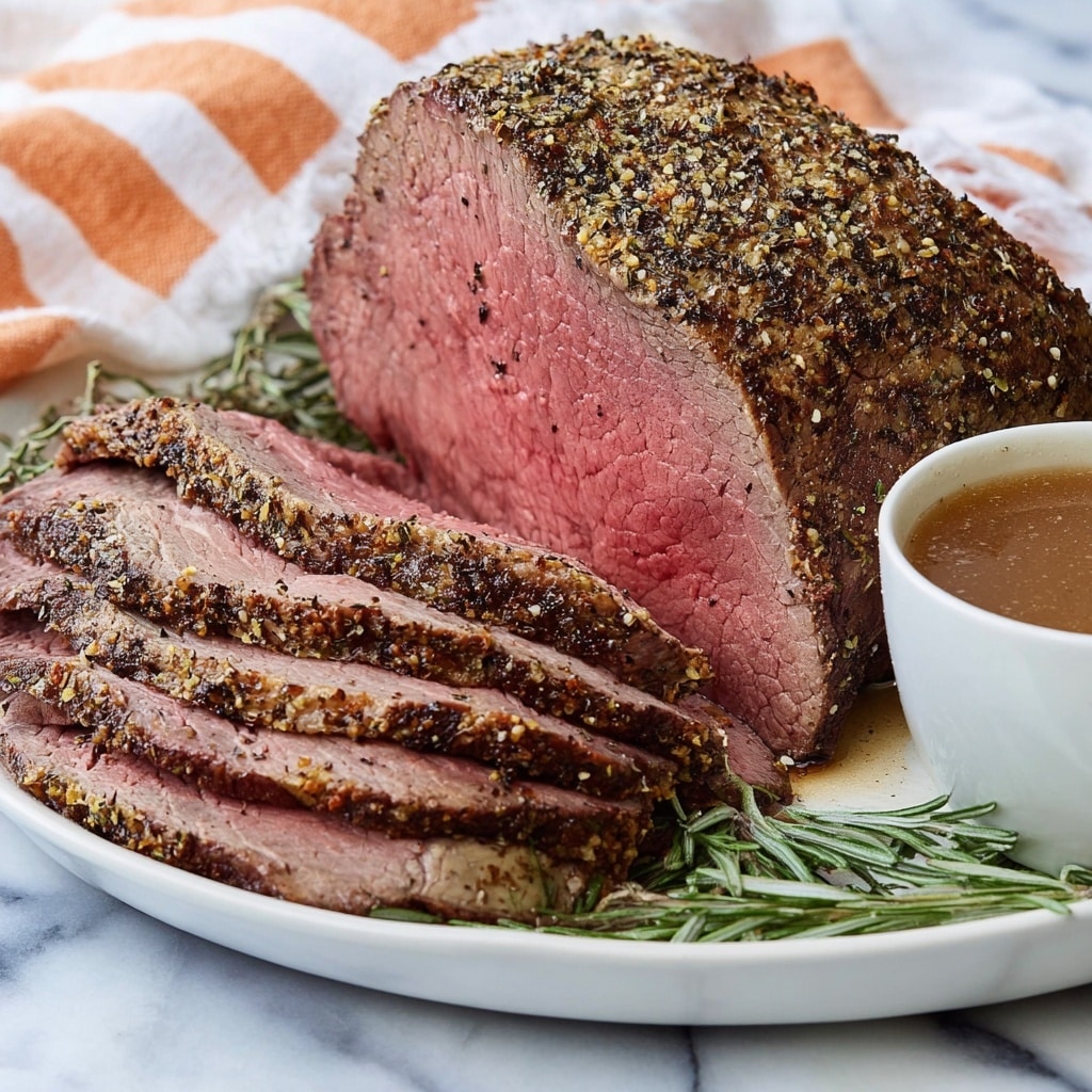 Herb Crusted Sirloin Tip Roast Recipe
