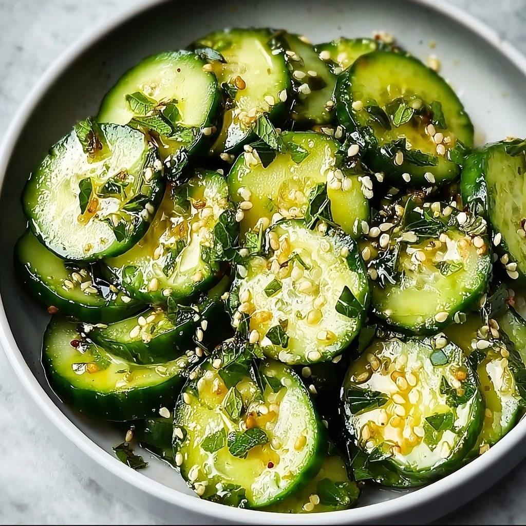 Honey Lime Cucumber Salad Recipe