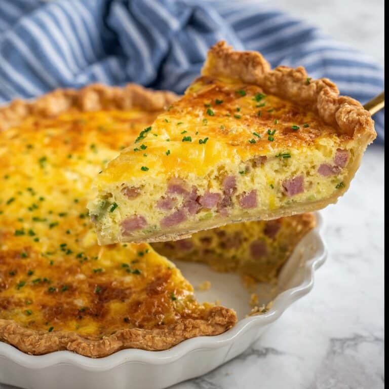 Ham and Cheese Quiche Recipe