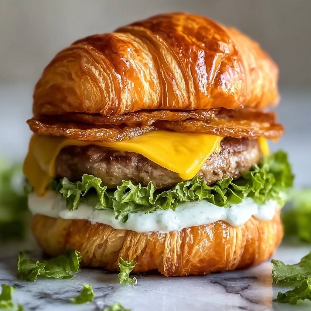 Ultimate Crispy Croissant Smash Burgers in 5 Easy Steps Recipe