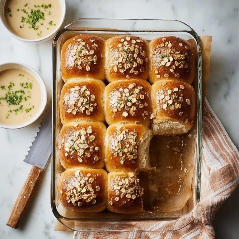 Oatmeal Molasses Dinner Rolls Recipe