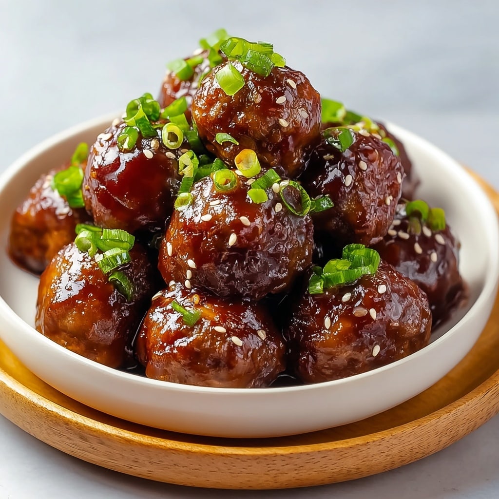 Slow Cooker Teriyaki Meatballs Recipe