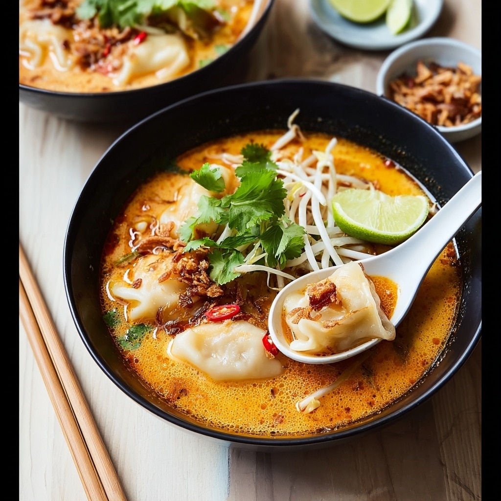 Quick Dumpling Laksa Recipe - Recipe Image