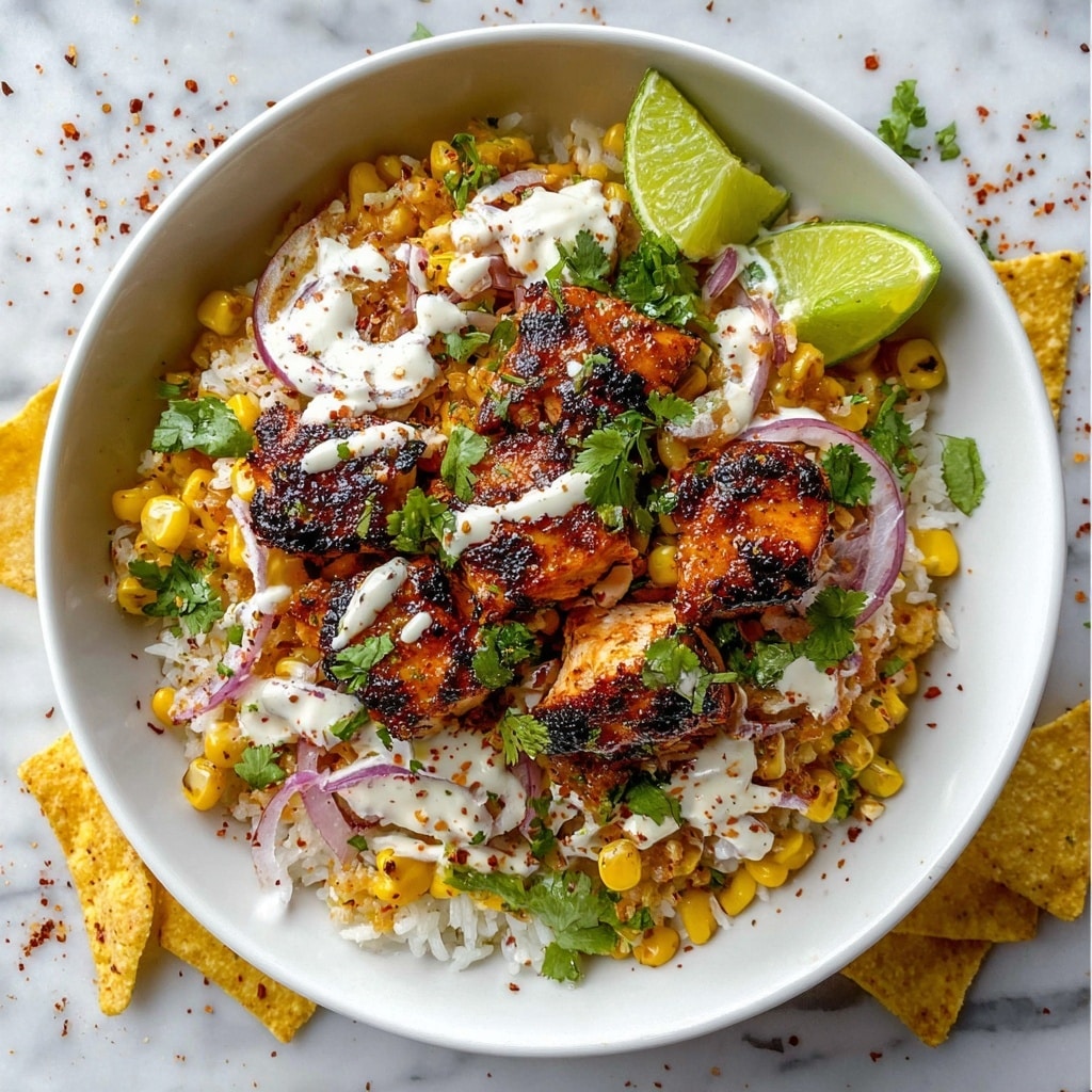 Street Corn Chicken Rice Bowl Recipe - Recipe Image