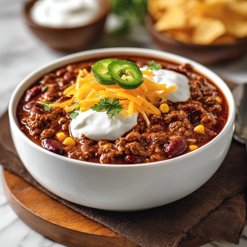 Quick & Easy Stovetop Chili Recipe - Recipe Image