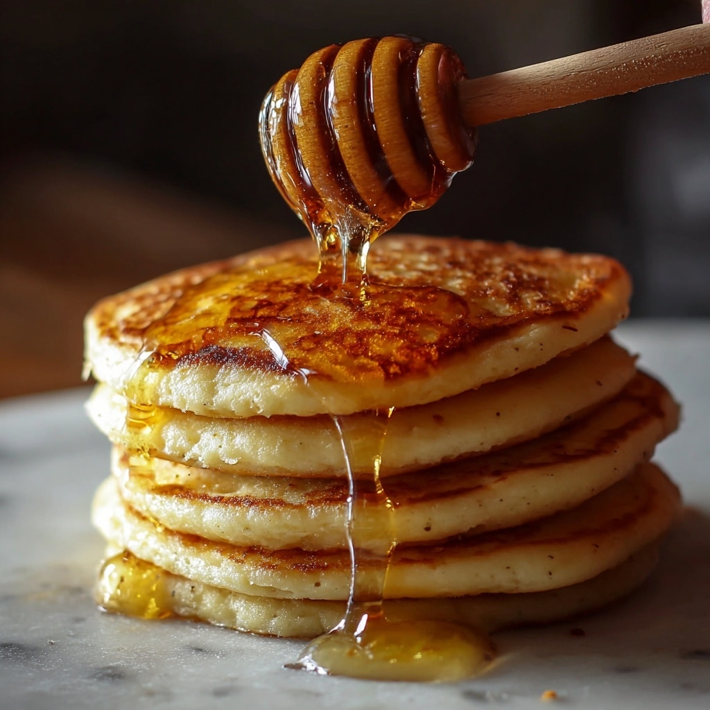 Cretan Honey Pancakes Stuffed with Mizithra Cheese and Nuts Recipe - Recipe Image