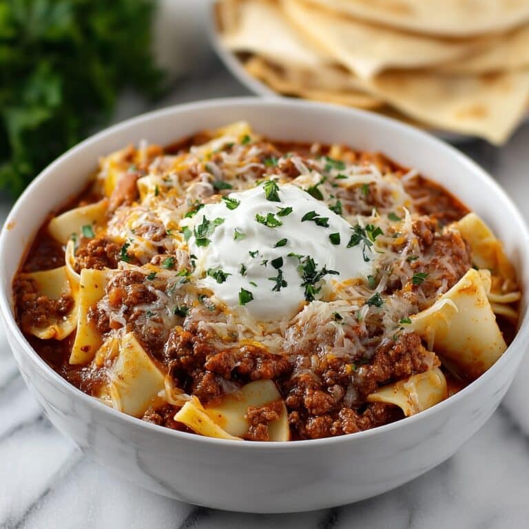 Crockpot Lasagna Soup Recipe