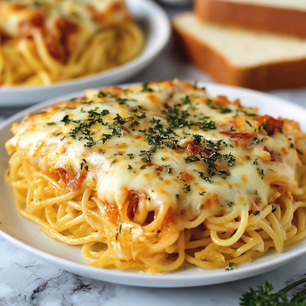 Million Dollar Spaghetti Alfredo Recipe - Recipe Image