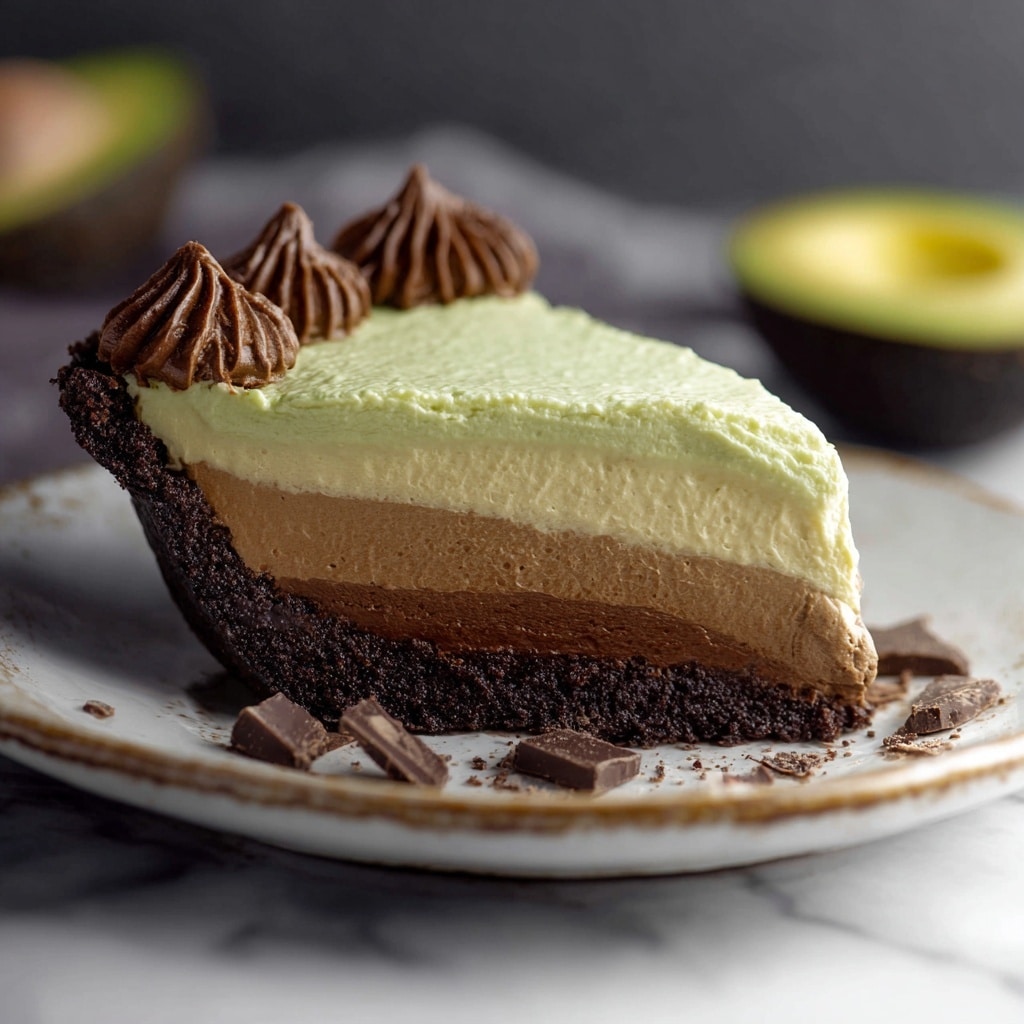 Chocolate Avocado Pie Recipe - Recipe Image