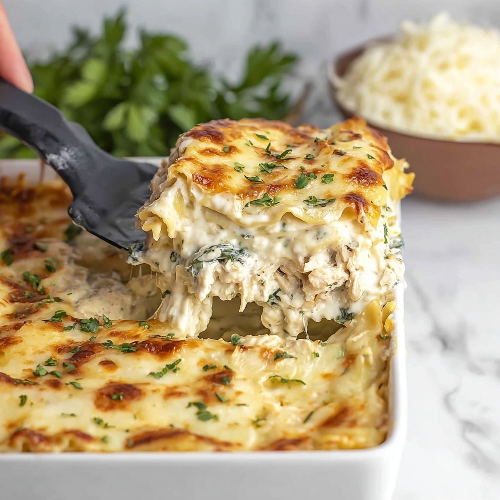 White Chicken Lasagna Recipe - Recipe Image