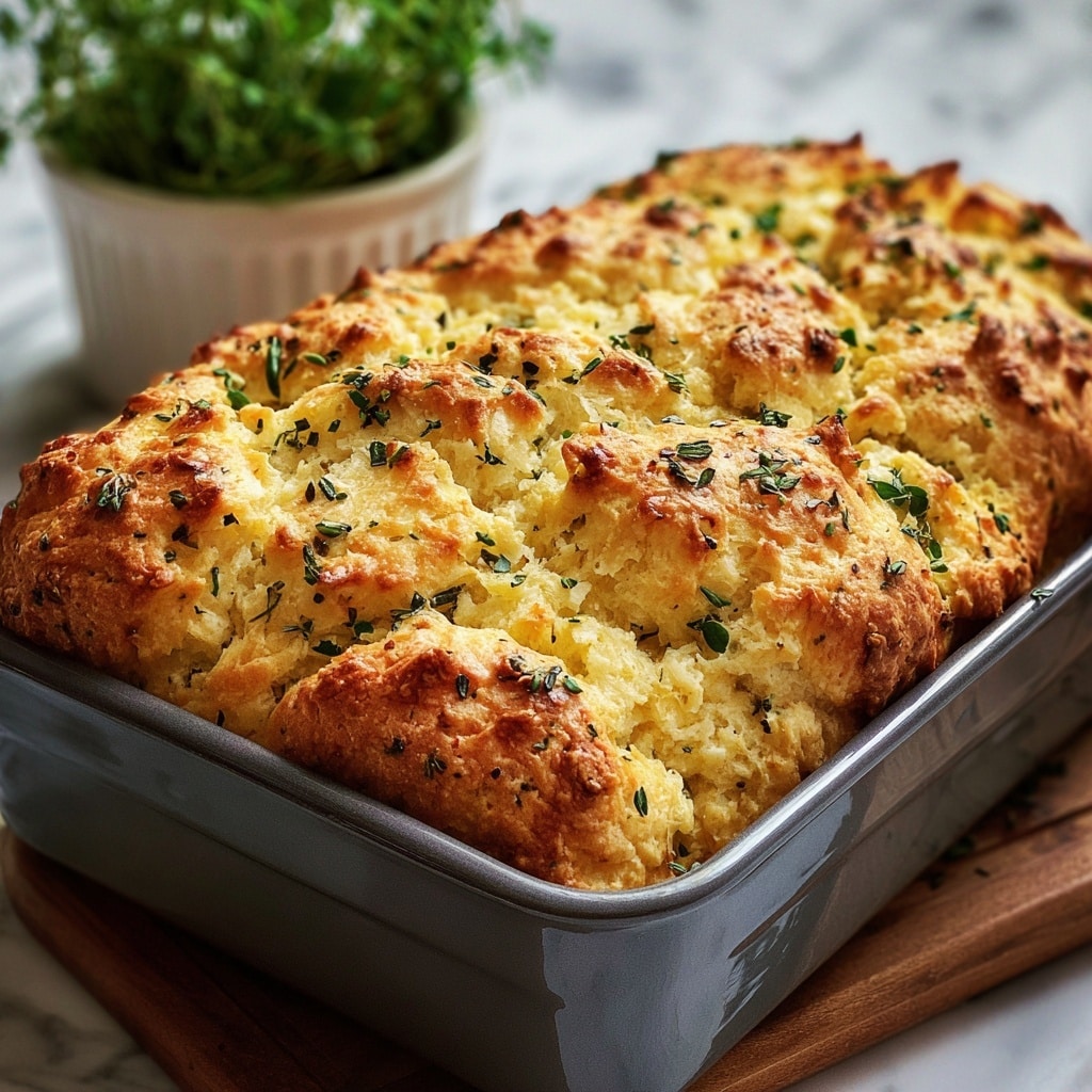 Herb & Cheese Quick Bread Recipe - Recipe Image