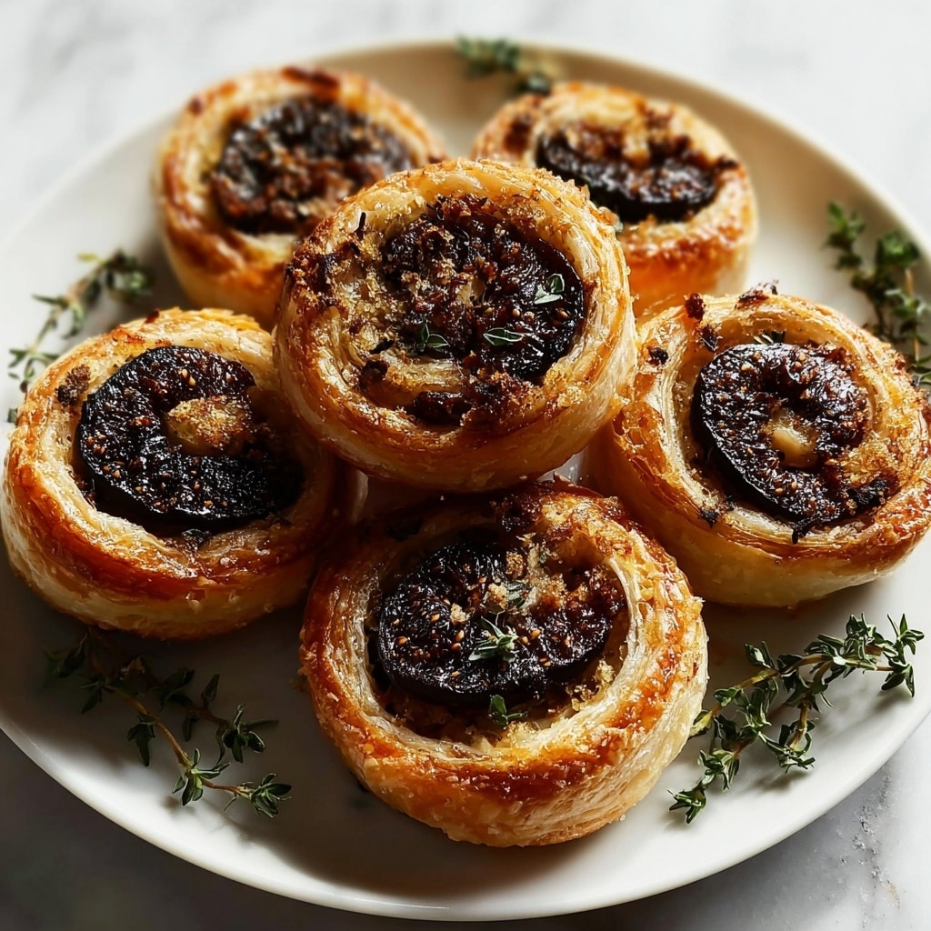 Fig and Goat Cheese Pinwheels Recipe - Recipe Image