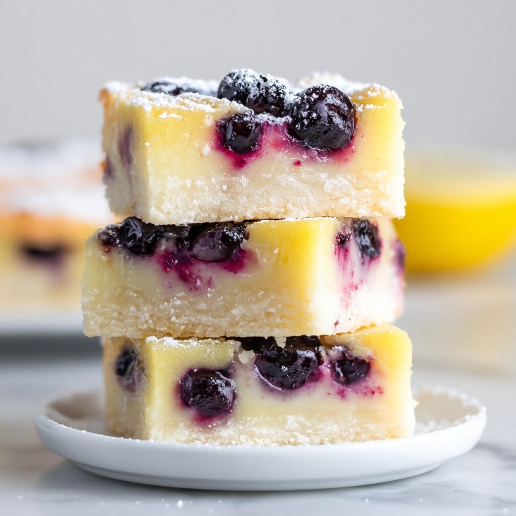 Lemon Blueberry Bars Recipe - Recipe Image
