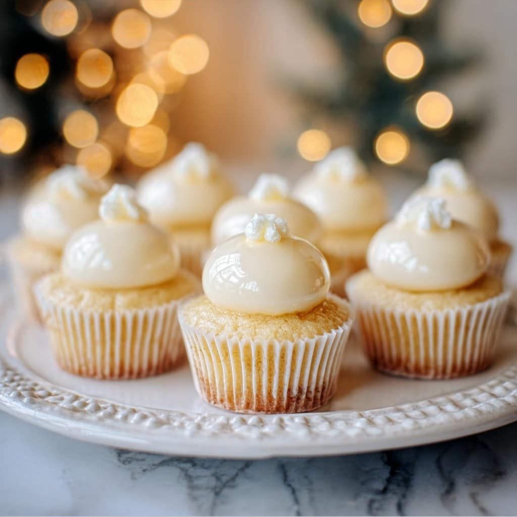Christmas Mini Lemon Pound Cake Bites Recipe - Recipe Image