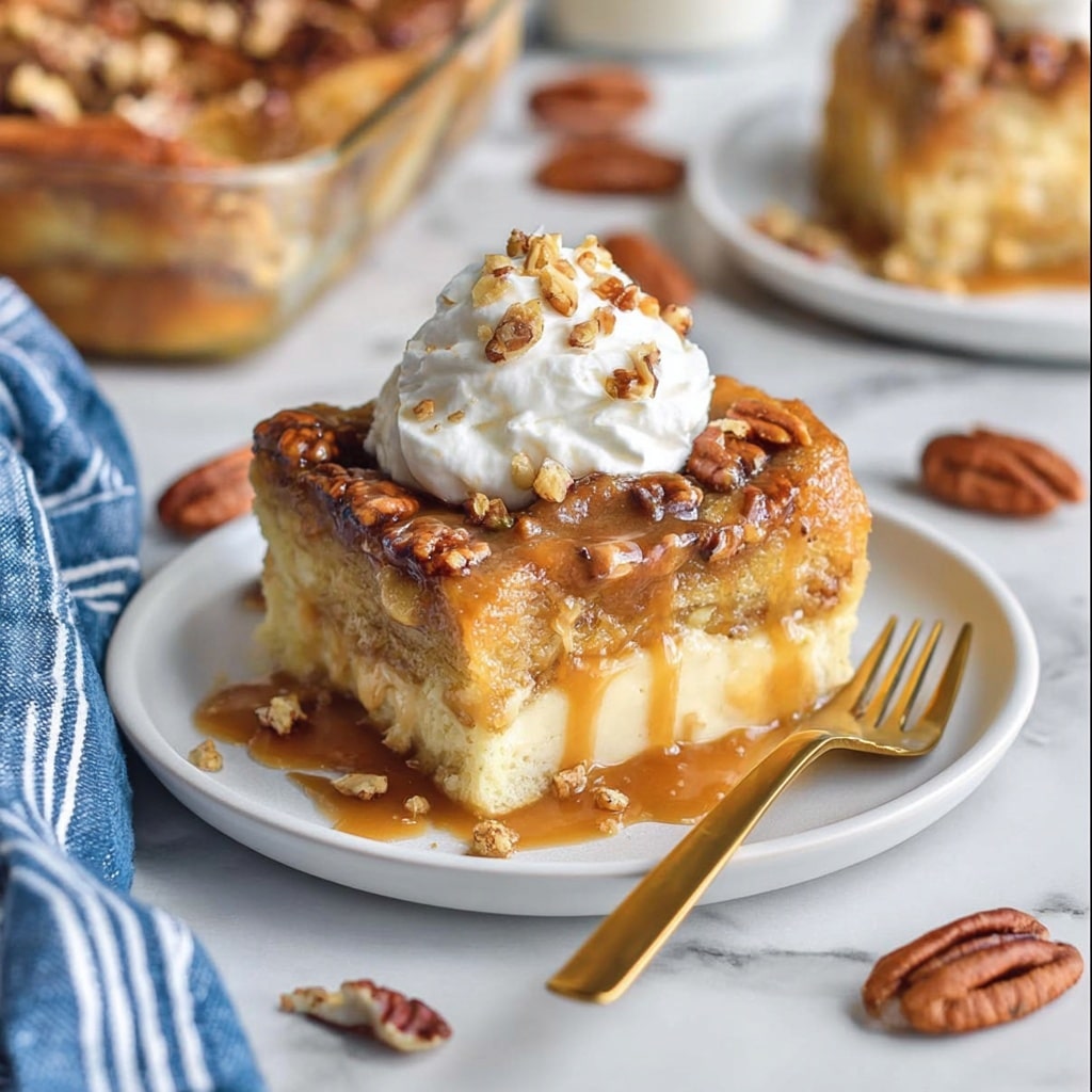 Pecan Pie Bread Pudding Recipe - Recipe Image