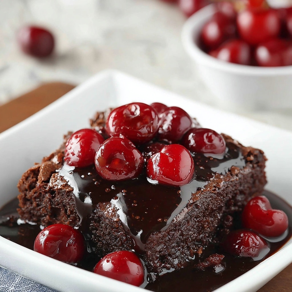 Chocolate Cherry Dump Cake Recipe - Recipe Image
