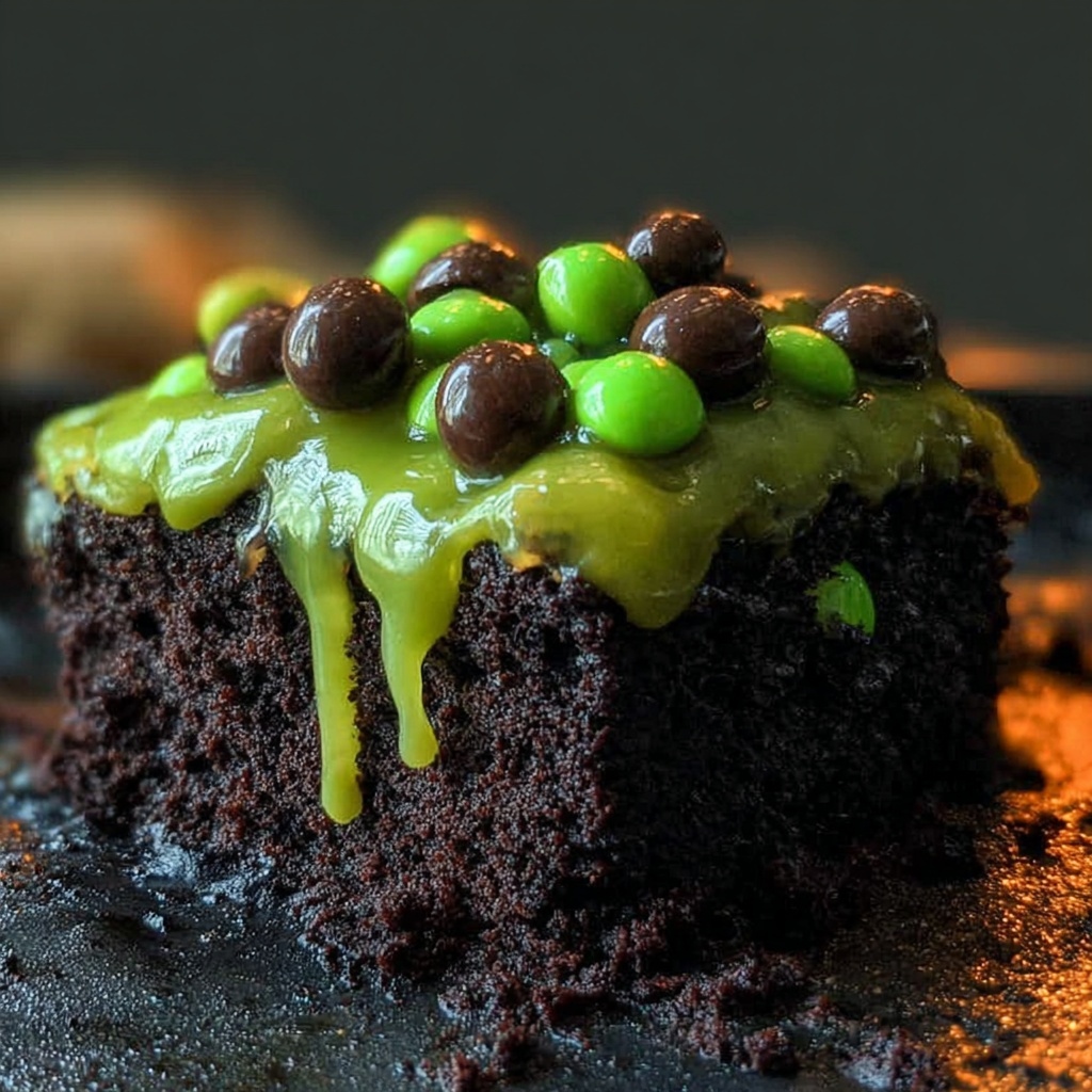 Bubbling Witch’s Cauldron Brownies Recipe - Recipe Image