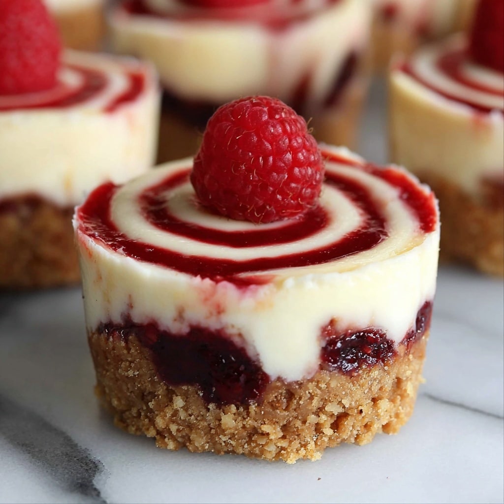Berry Swirl Cheesecake Bites Recipe - Recipe Image