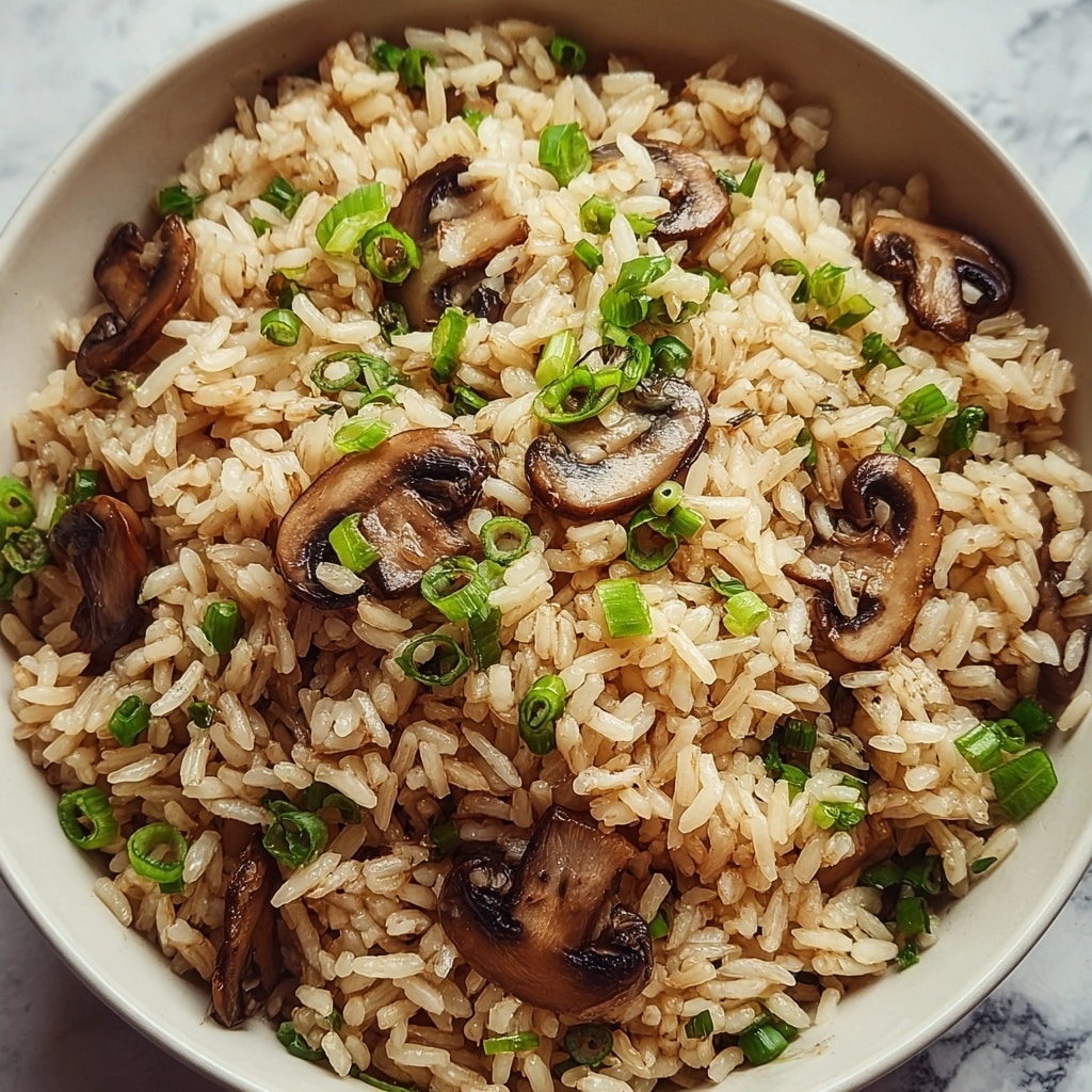 Mushroom Rice - Recipe Image